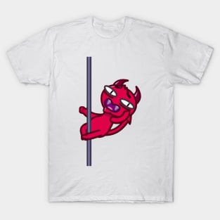 Pole dancing Red Devil T-Shirt